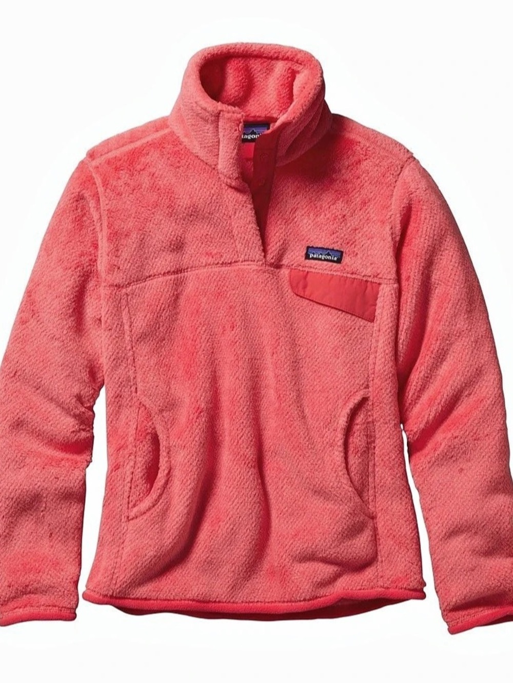 Patagonia Women's Re-Tool Snap-T Pullover Pink Fleece